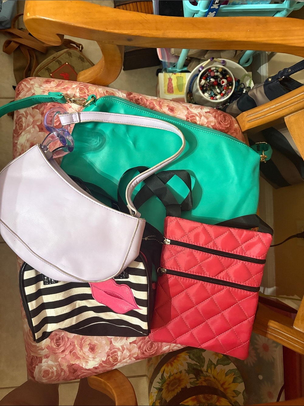 Women’s Teal Shoulder Bag - Stylish Everyday Tote
